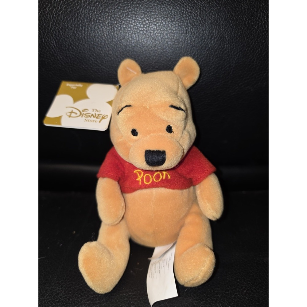 Disney Winnie The Pooh Bear Honeybee  Plush 8" Beanbag NWT